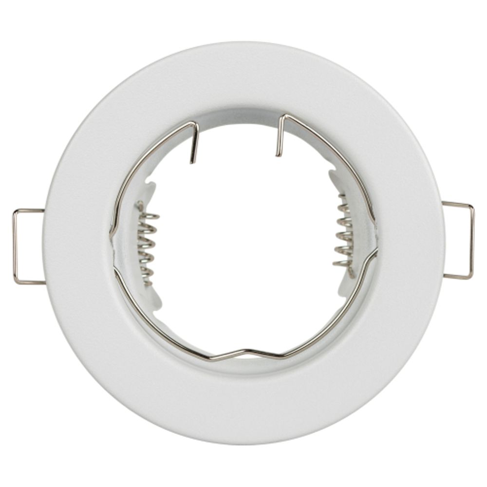 Светильник встраиваемый штампованный ЭРА ST1 SWH под лампу MR16 GU5.3 белый матовый