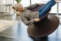 Кресло Magis Spun фиолетовое