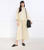 Льняная рубашка ANGORA Max Mara Leisure - бежевый(311103366)