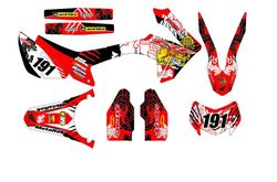Graphic decal set, Sticker kit, for Honda CRF250L-M 2012-2020