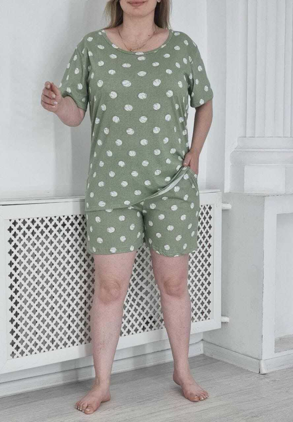 Пижама х/б шорты+футболка УшФ0008