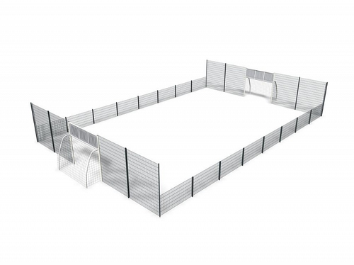 Металлическая футбольная арена