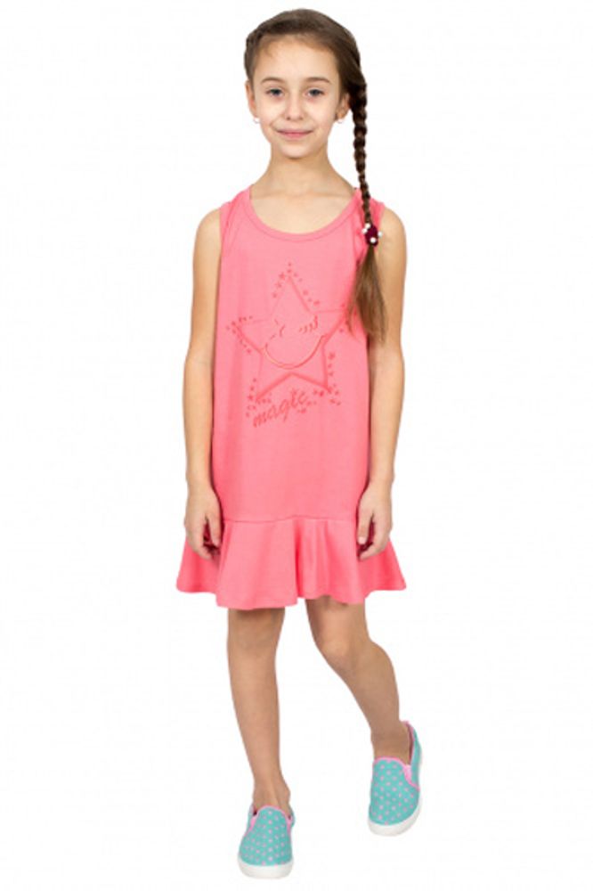 Л2470-5682 клубничный платье для девочки.