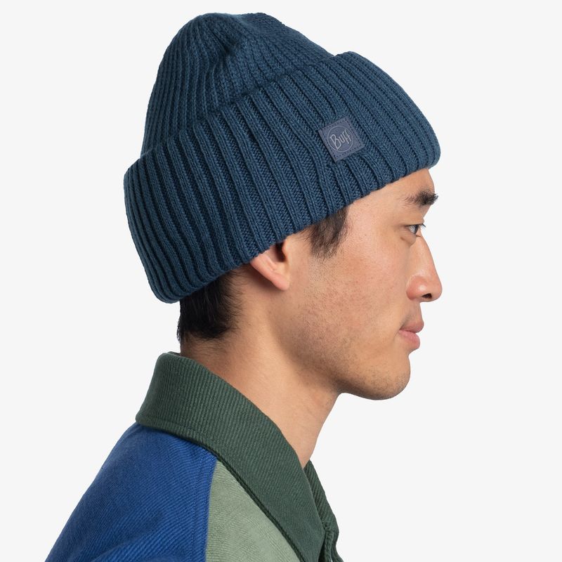 Вязаная шапка Buff Hat Knitted Rutger Steel Blue Фото 6