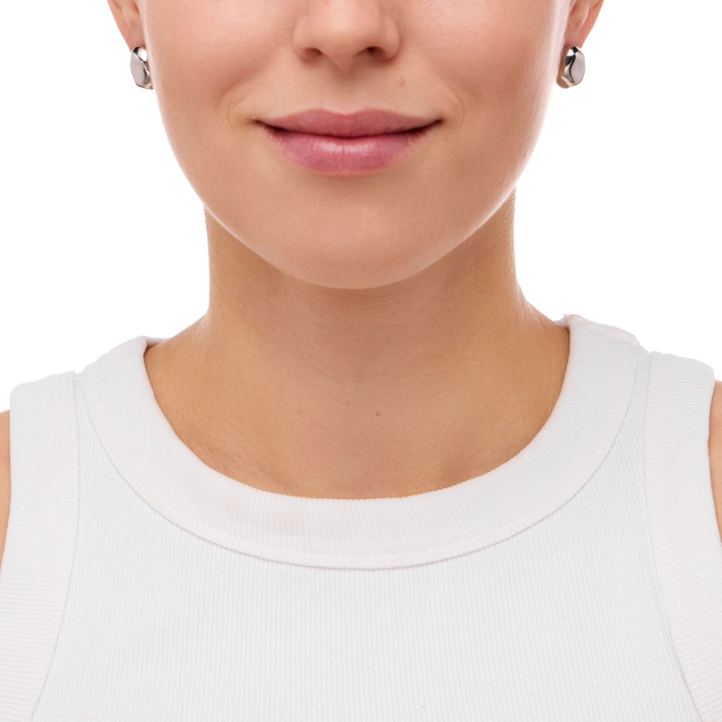 Серьги Мятые