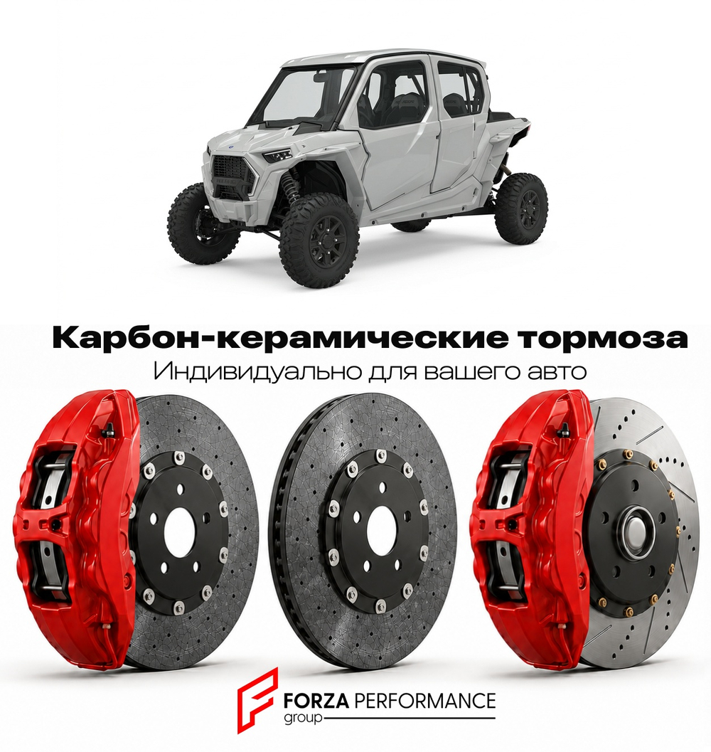 Карбон-керамическая тормозная система для Polaris RZR XP 1000 2014-2019 Поларис