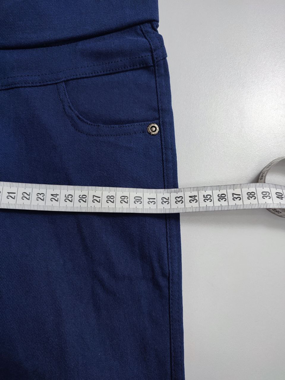 Брюки синие на 12 лет