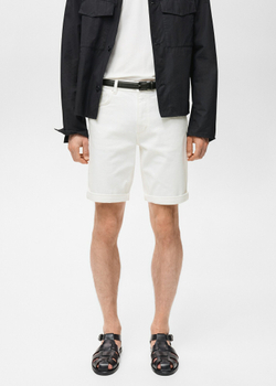 Бермуды из денима slim fit