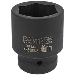 Головка ударная глубокая 46мм (6гр),1'' Partner PA-48510046