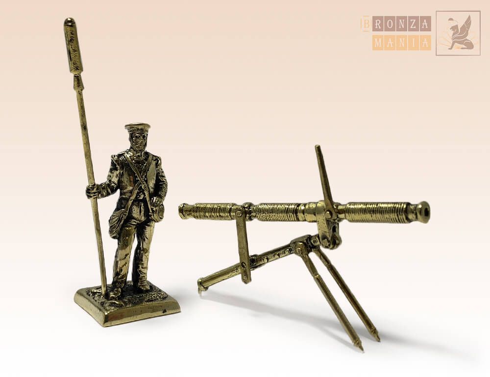 фигурка Артиллерист Британской армии с ракетной установкой