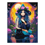 Картина по номерам 40*50см "Маленькая ведьма" (Lori)