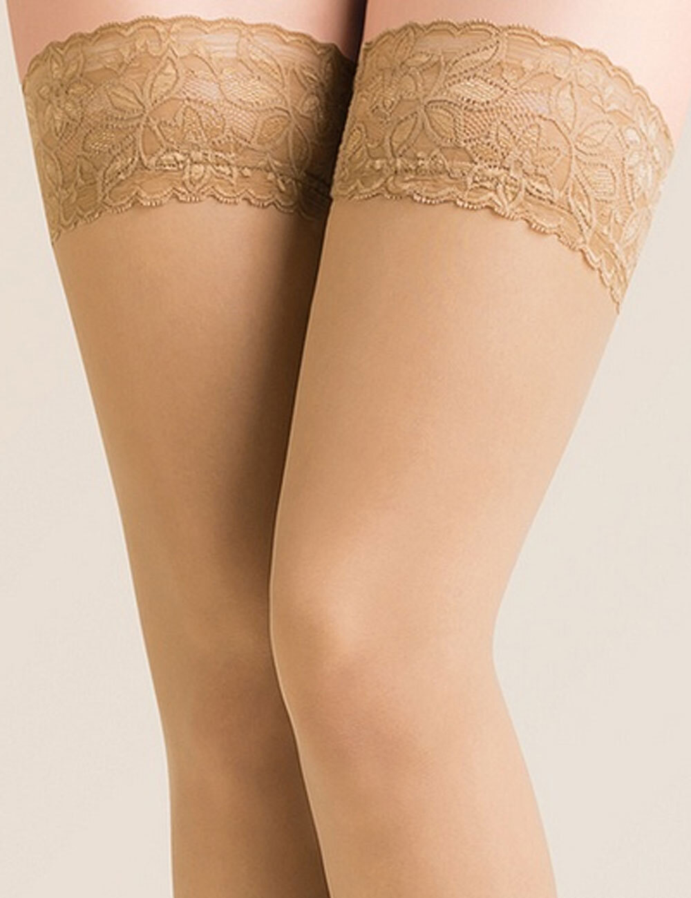 164 Gabriella Calze Lycra Plus Size, 5/6, neutro