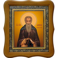 Даниил Шужгорский преподобный. Икона на холсте.