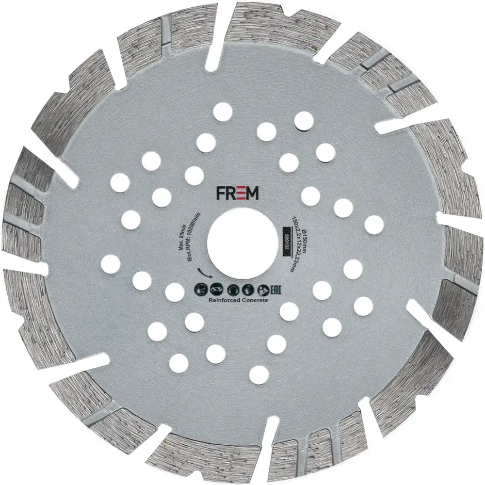 Алмазный отрезной диск 150x22.23x2.2 FREM 500102