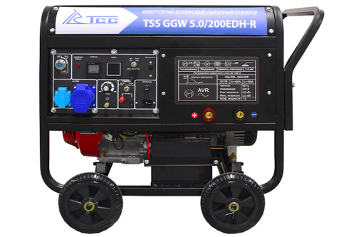 Инверторный бензиновый сварочный генератор TSS GGW 5.0/200EDH-R (Honda GX390)