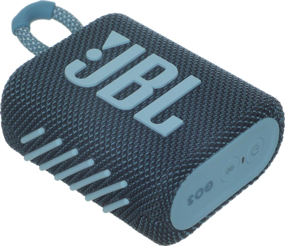 Колонка портативная JBL GO 3, 4.2Вт, синий [jblgo3blu]