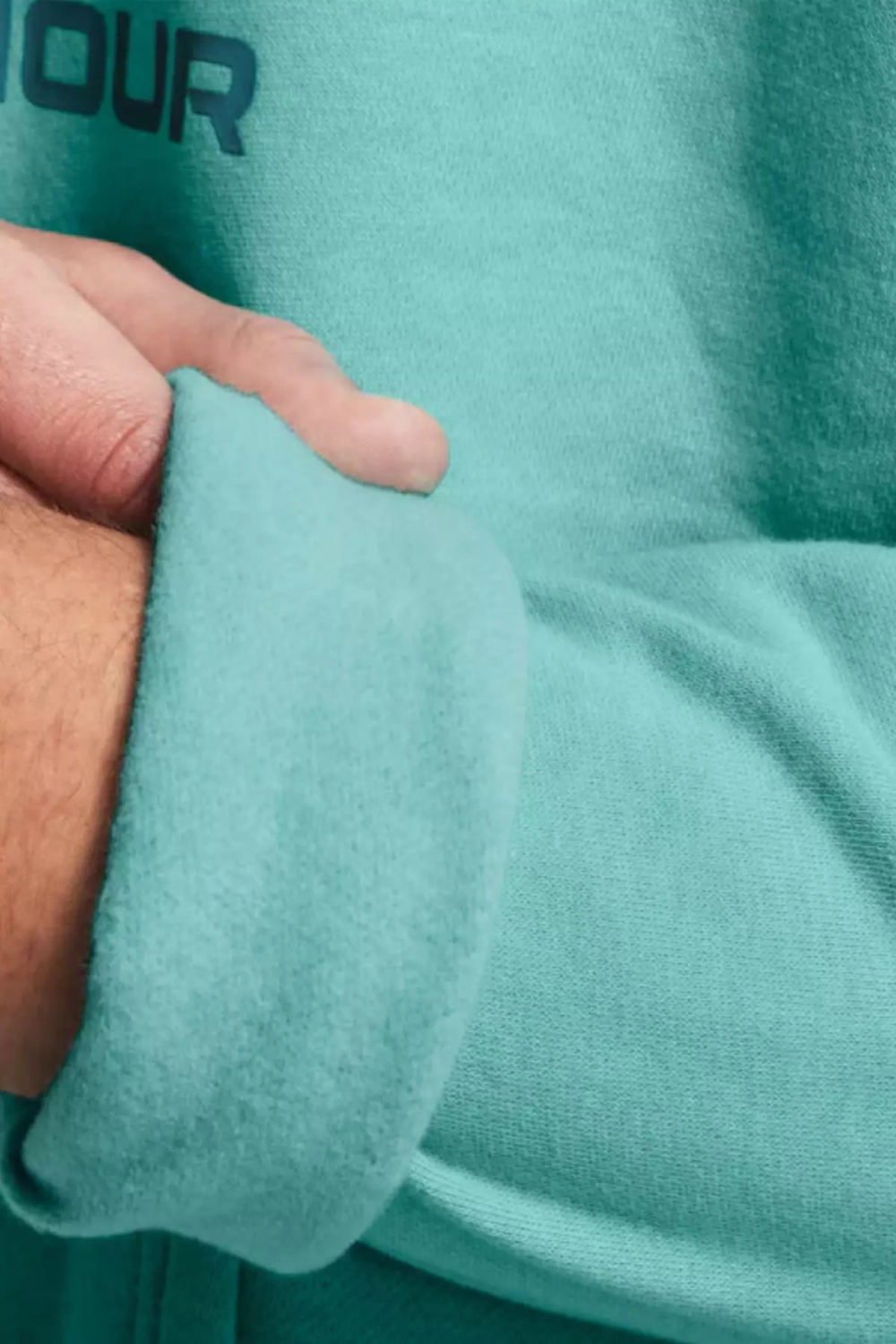 Кофта Under Armour Rival Fleece Logo - зеленый