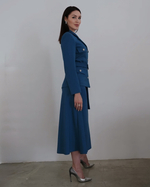 Приталенный жакет "Леди" черный