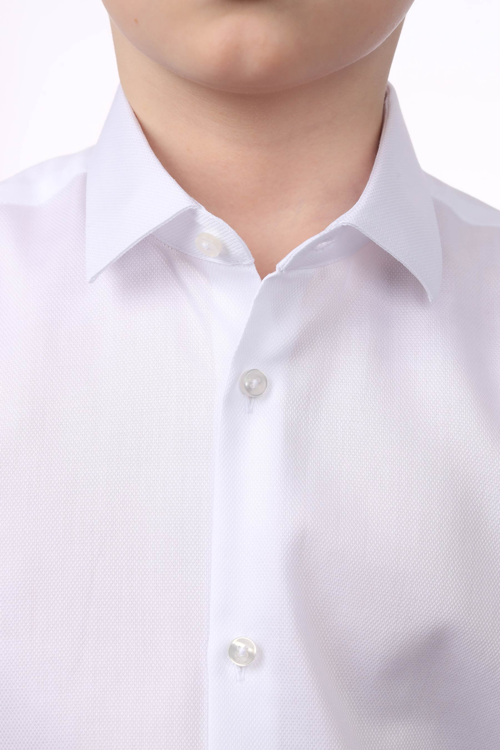 Сорочка детская ELITA прямой силуэт, длинный рукав, цвет белый 69612 00