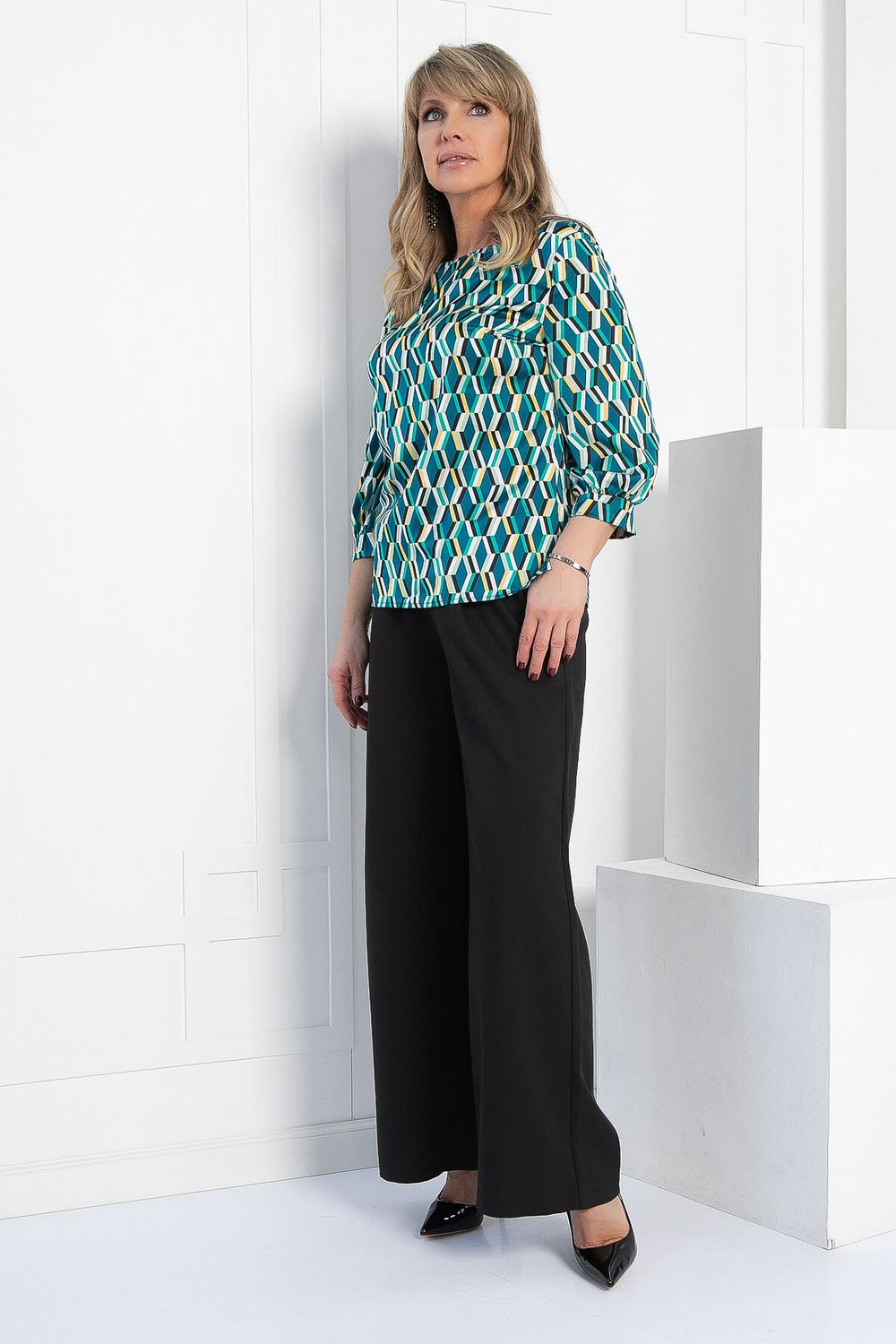 Блуза Мечта сезона (изумруд) Б12908-16М LT Collection