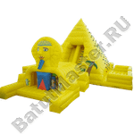 Большой надувной батут-горка "Луксор"
