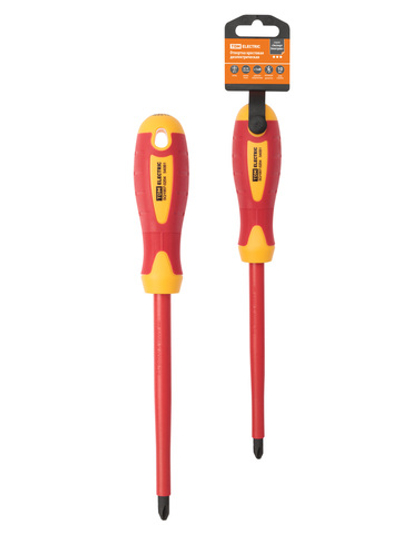 Отвертка крестовая диэлектрическая тип PH3x150, серия ЭкспертЭлектрик TDM