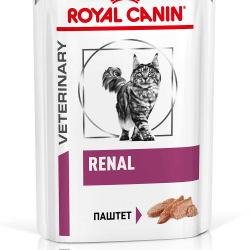 Royal Canin VET Renal паштет 85 г - диета консервы (пауч) для кошек при почечной недостаточности