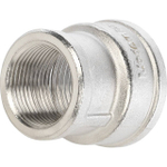 Муфта редукционная STOUT SFT 0006 - 1" x 3/4" (для стальных труб, латунь никелированная)