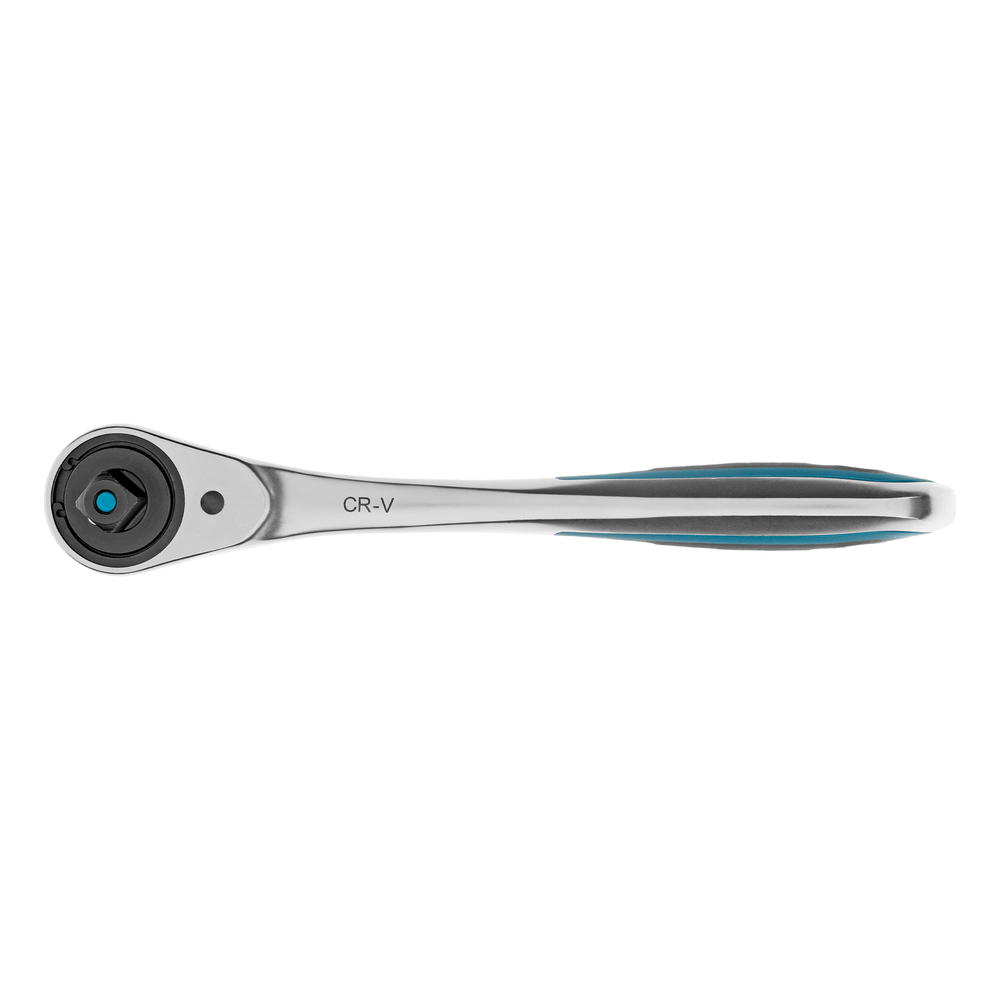 Набор торцевых головок, трещотка 120 зубьев, 1/2", CrV, 12 предметов Gross 14138