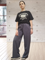 20621 Брюки женские палаццо трикотаж Диор темно-серый (54)