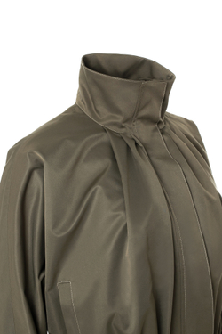 “Air jacket” Ветровка с драпировкой на молнии.