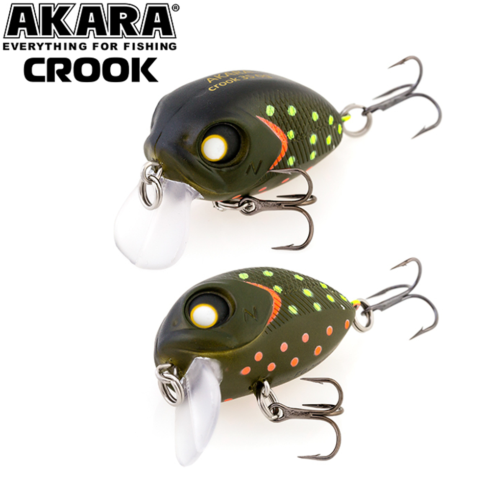 Воблер Akara Crook 35F 6 гр. (1/5 oz 1,4 in) A34