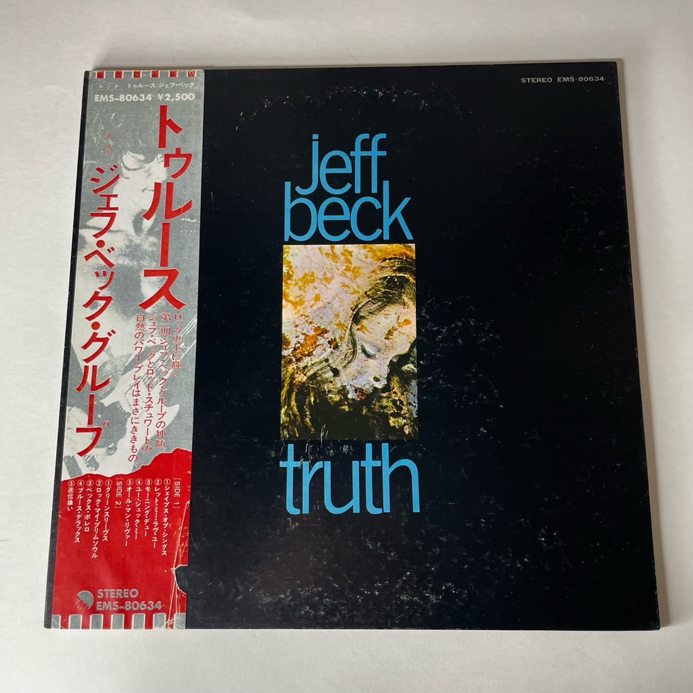 Винтажная виниловая пластинка LP Jeff Beck Truth (Япония 1976) (Оби)
