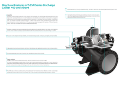 Центробежный насос двухстороннего входа серии SGSN, Shimge