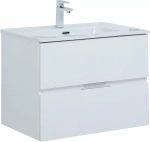 Тумба с раковиной Aquanet Алвита New 303909 70 белый матовый