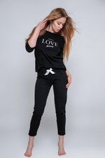 Хлопковая пижама La Belle (Размер: L) (Цвет: черный)