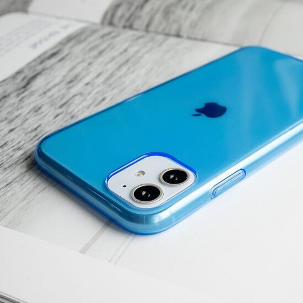Чехол ТПУ для iPhone 11, 012895 Голубой