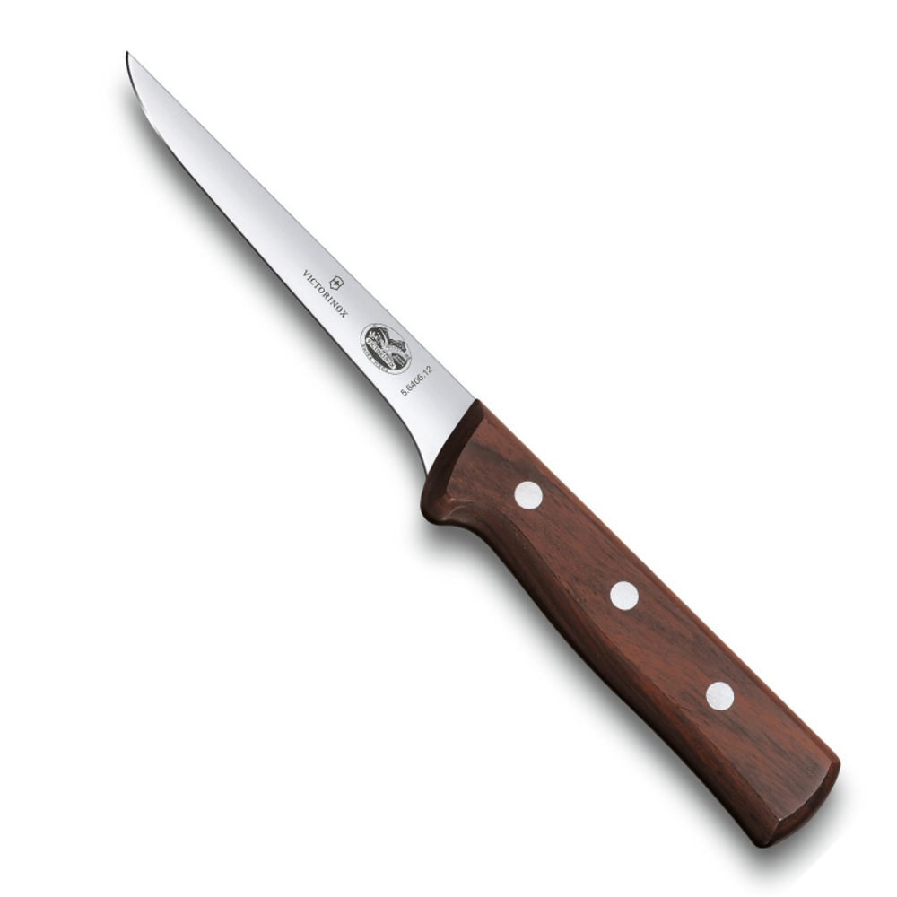 Нож Victorinox разделочный, лезвие 12 см прямое, черный