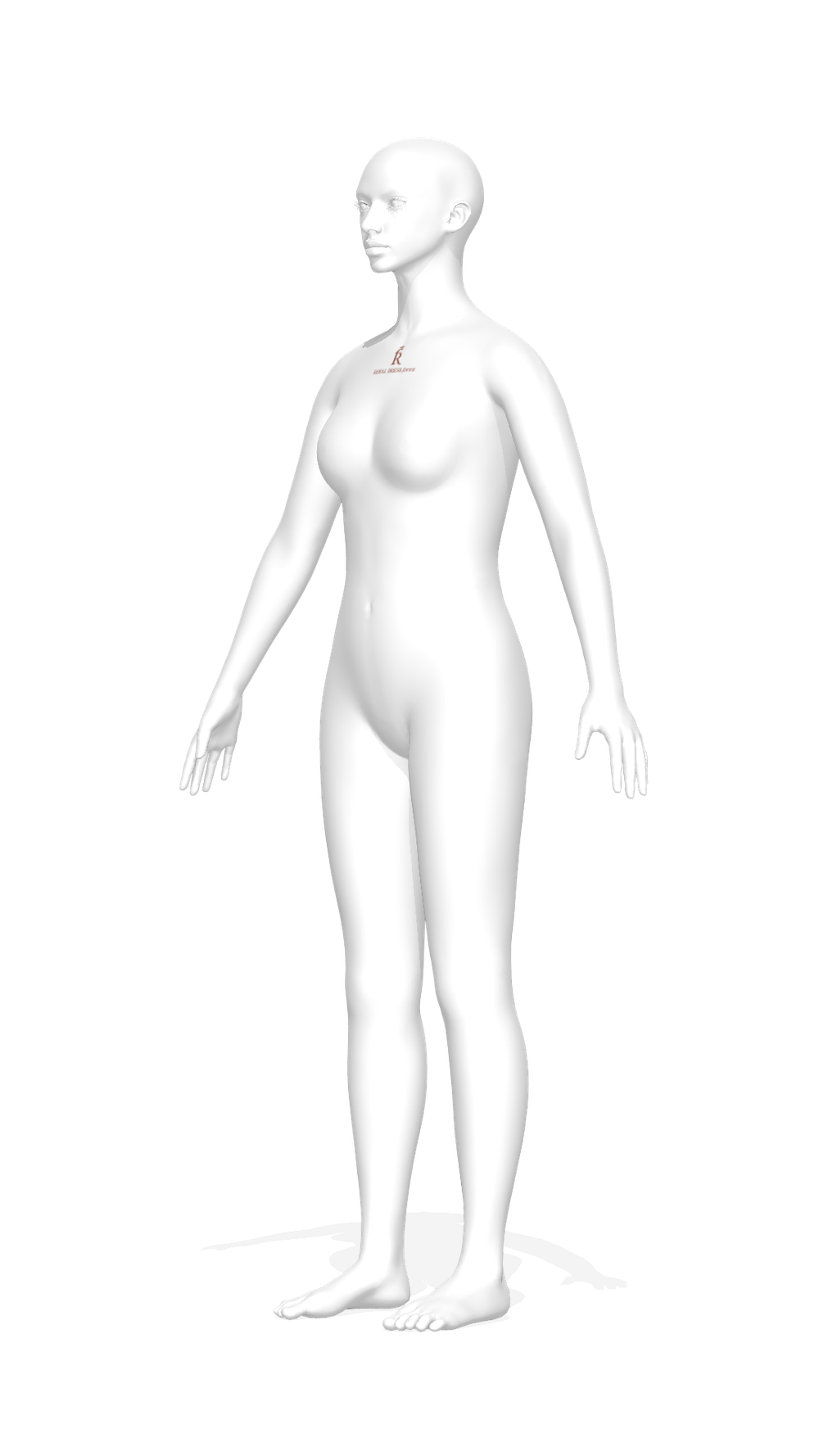 3D аватар манекена Моника