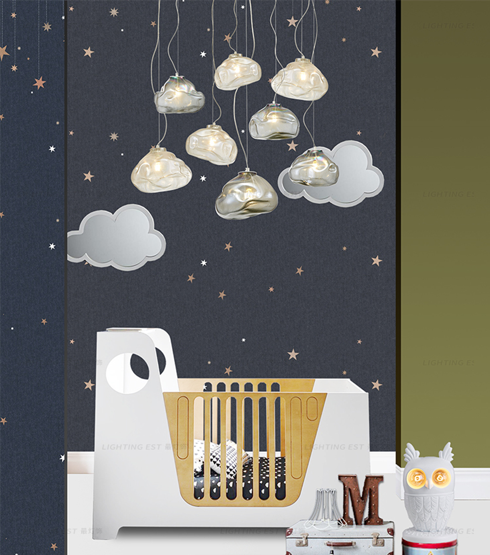 Pendant design lamp  73 by Bocci (Smoky)
