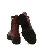 Кожаные ботильоны Coach - коричневый(CB995)