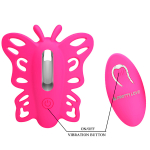Розовый вибратор-бабочка для стимуляции точки G Pretty Love Katherine BI-014849W-1