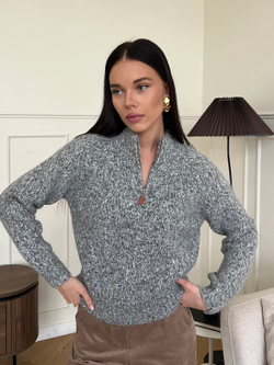 Свитер Детство серый