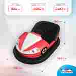 Аттракционная бамперная машинка «Гроза» с дистанционным управлением и музыкой