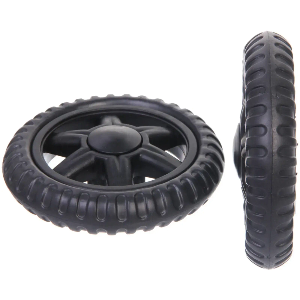 Колесо для тележки 2 шт. 14х2,5см. черное