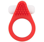 Красное эрекционное кольцо LIT-UP SILICONE STIMU RING 1 RED