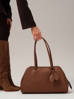 Кожаная сумка DBR 31338 темный орех