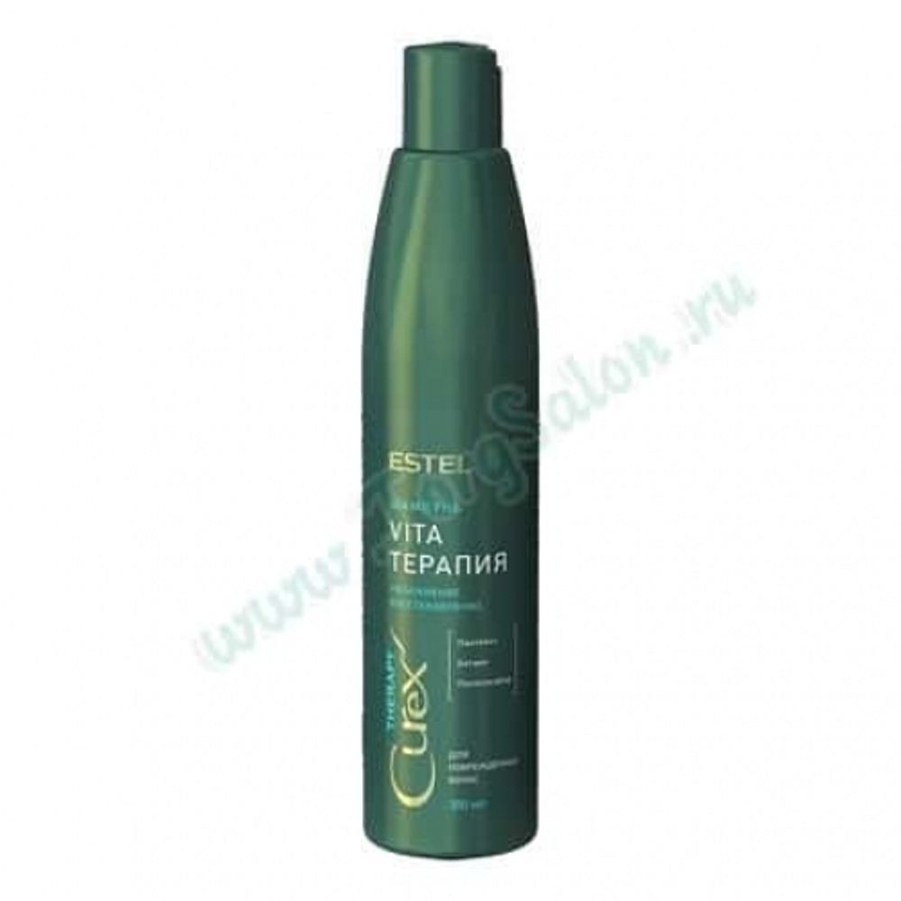 Шампунь для поврежденных, ослабленных и сухих волос Curex Therapy, Estel, 300 мл.
