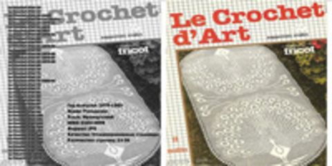 Le Crochet dArt / Le Tricot DArt - 40 номеров (Вязание спицами и крючком) (FRA) [1975-1982, JPG] Обновлено 2017-09-29