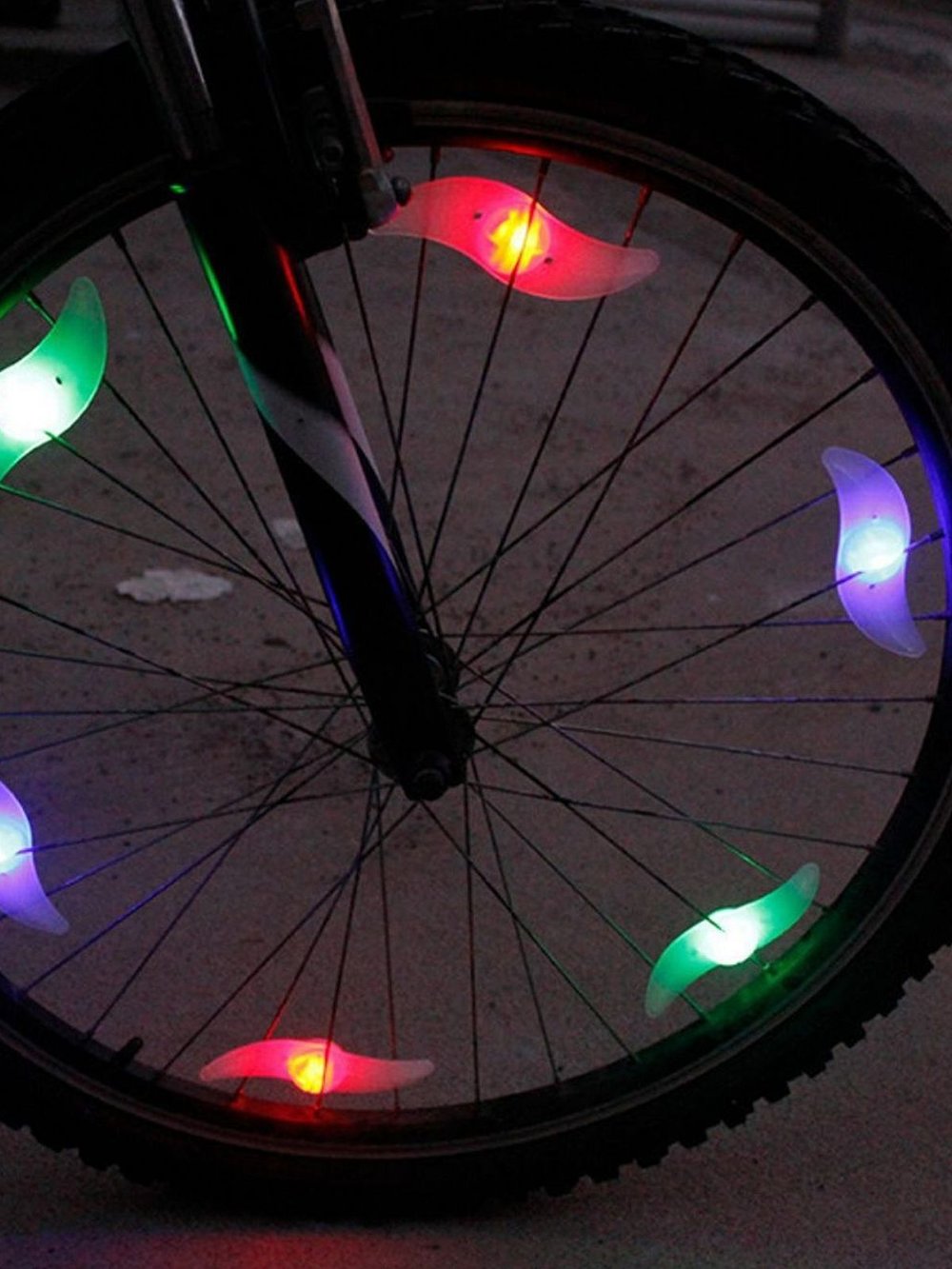 Светящиеся колпачки на колеса 2 шт (S11-487)